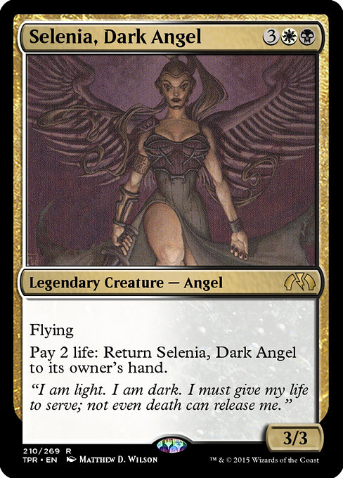 Selenia, Dark Angel - Tempest Remastered Rare Card