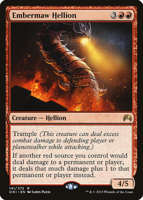 Embermaw Hellion - Magic Origins Rare Card