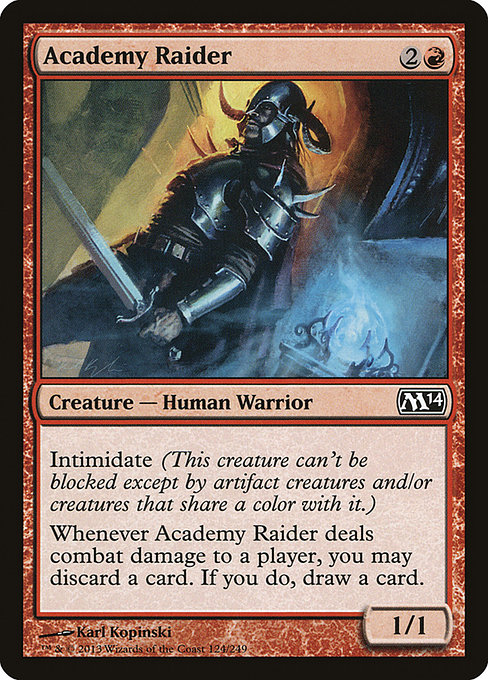 Academy Raider - Magic 2014 Common Card