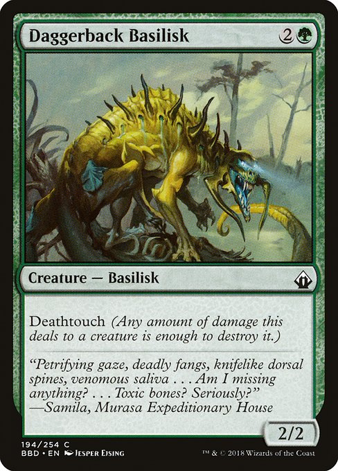 Daggerback Basilisk - Battlebond Common Card