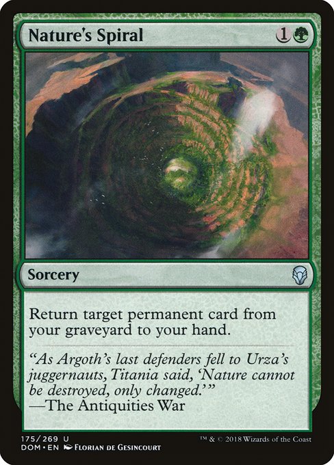 Nature's Spiral - Dominaria Uncommon Card