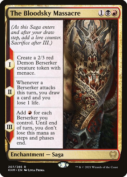 The Bloodsky Massacre - Kaldheim Rare Card