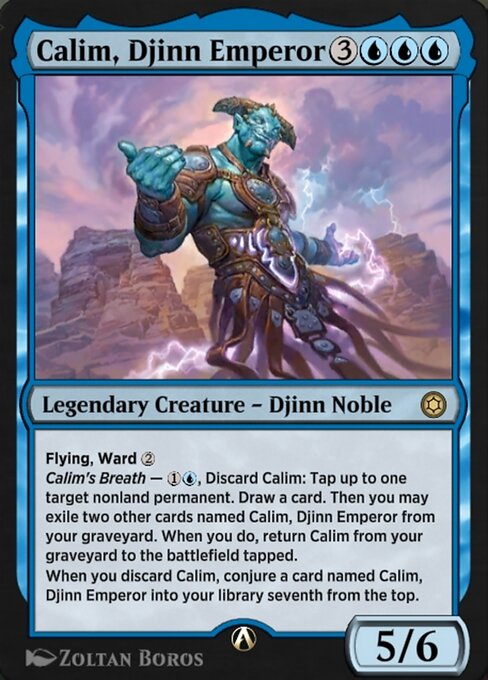 Calim, Djinn Emperor - Alchemy Horizons: Baldur's Gate Rare Card