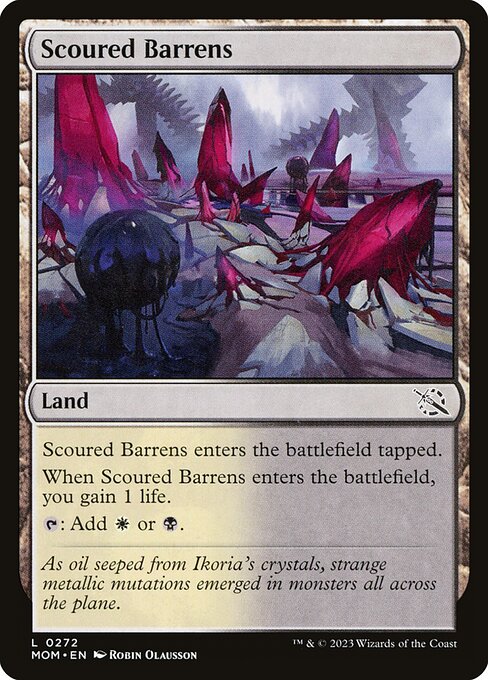 Scoured Barrens - March of the Machine Common Card