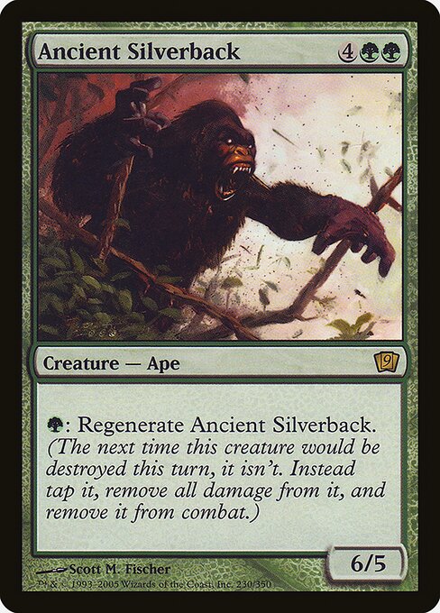 Ancient Silverback - Ninth Edition Rare Card