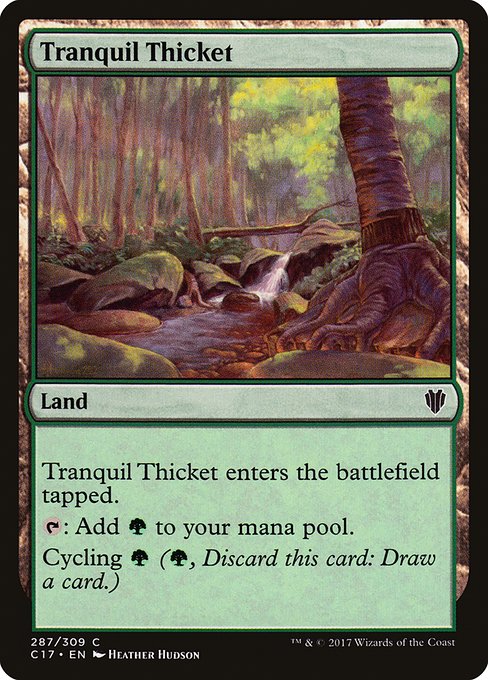Tranquil Thicket - Commander 2017 Common Card