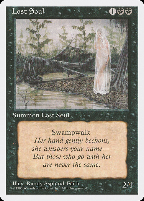 Lost Soul - Fourth Edition Common Card