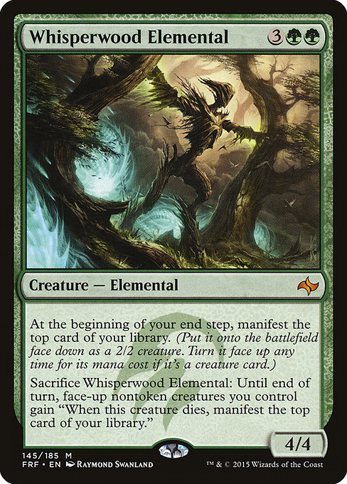 Whisperwood Elemental - Fate Reforged Mythic Card