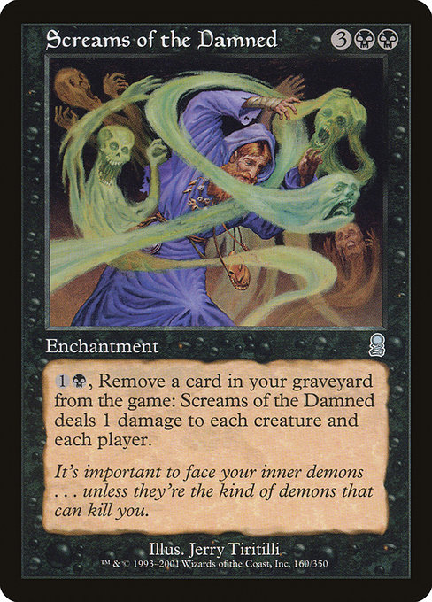 Screams of the Damned - Odyssey Uncommon Card