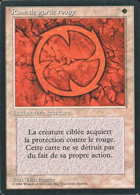 Red Ward - Foreign Black Border Uncommon Card