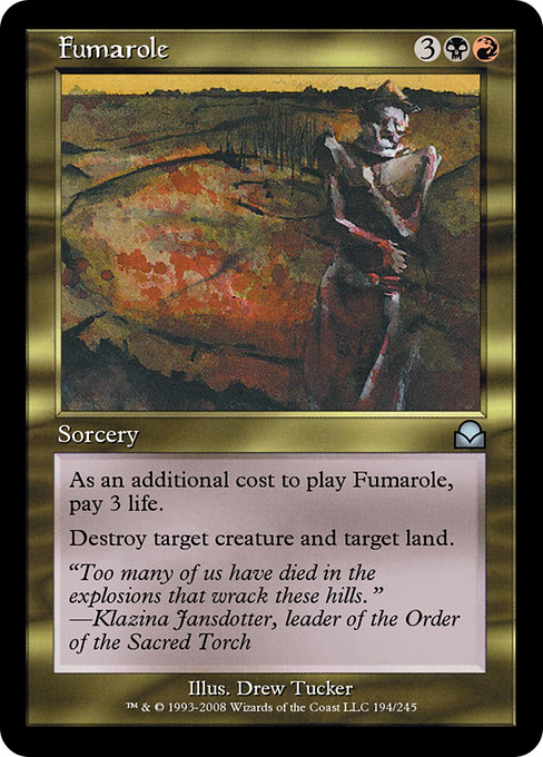 Fumarole - Masters Edition II Uncommon Card