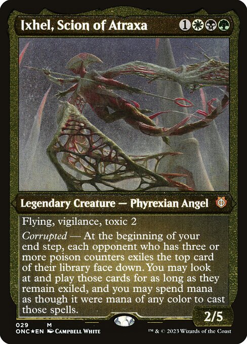 Ixhel, Scion of Atraxa - Phyrexia: All Will Be One Commander Mythic Card