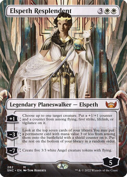 Elspeth Resplendent - Streets of New Capenna Mythic Card