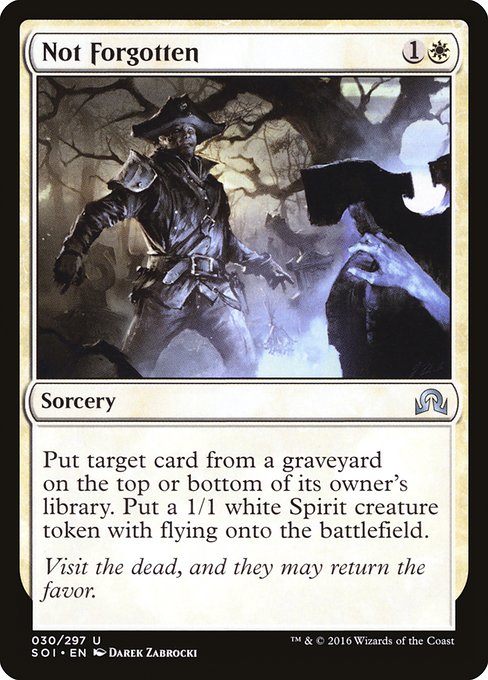 Not Forgotten - Shadows over Innistrad Uncommon Card