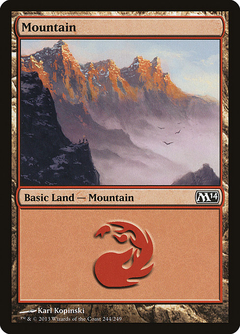 Mountain - Magic 2014 Common Card