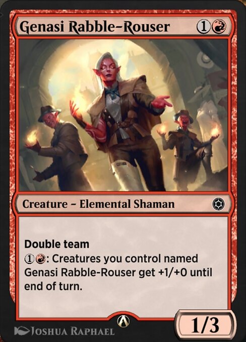 Genasi Rabble-Rouser - Alchemy Horizons: Baldur's Gate Common Card