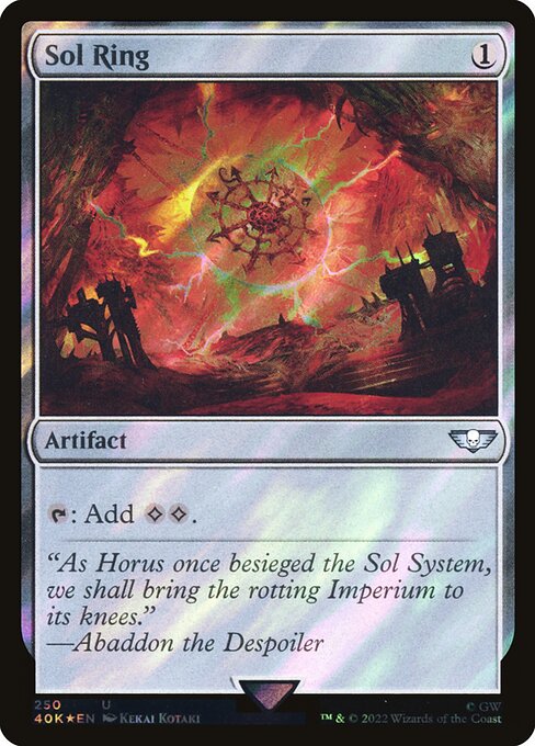 Sol Ring - Warhammer 40,000 Commander Uncommon Card