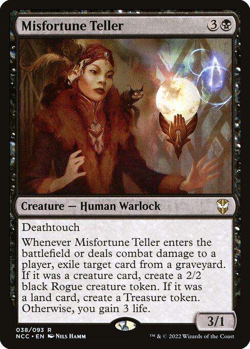 Misfortune Teller - New Capenna Commander Rare Card
