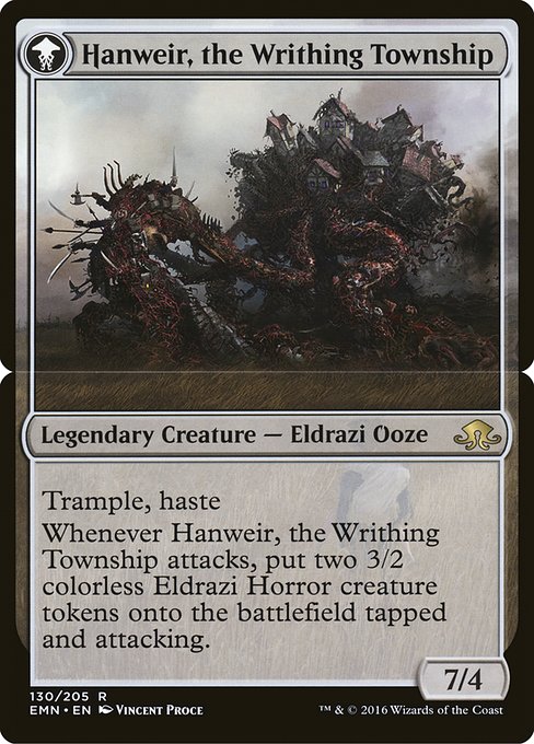 Hanweir, the Writhing Township - Eldritch Moon Rare Card