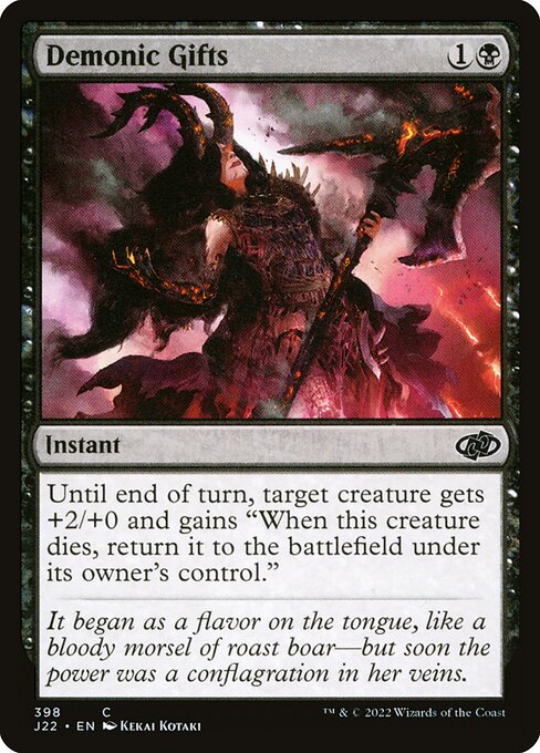 Demonic Gifts - Jumpstart 2022 Common Card