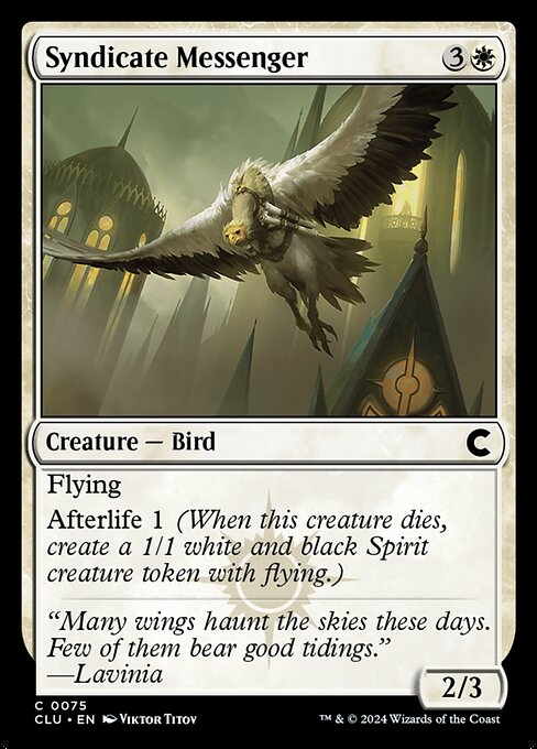 Syndicate Messenger - Ravnica: Clue Edition Common Card