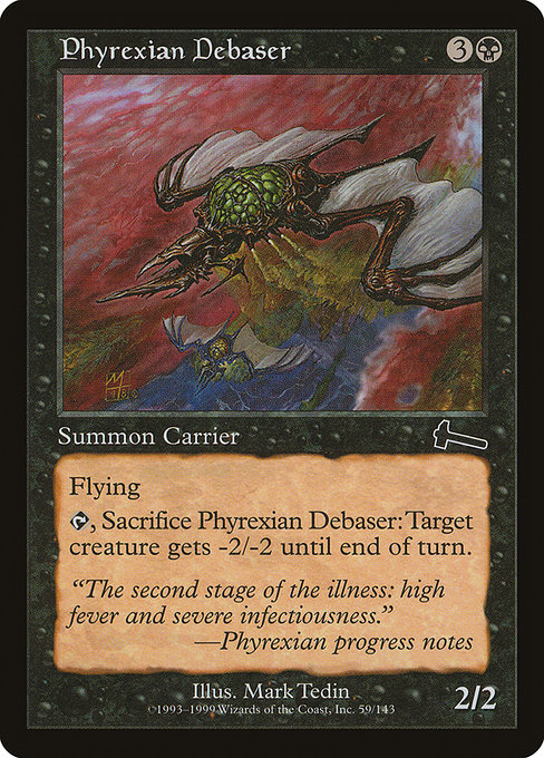 Phyrexian Debaser - Urza's Legacy Common Card