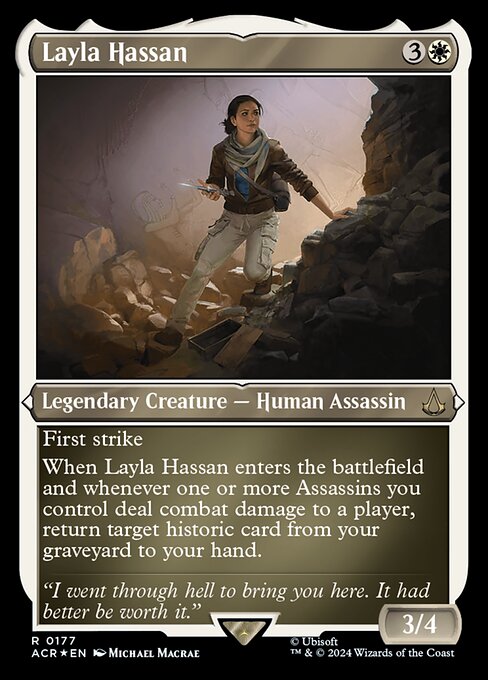 Layla Hassan - Assassin's Creed Rare Card