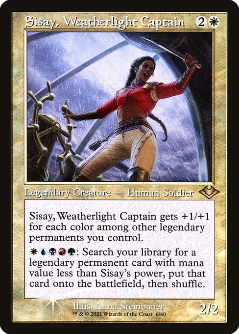 Sisay, Weatherlight Captain - Modern Horizons 1 Timeshifts Rare Card