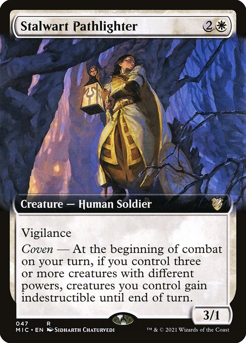 Stalwart Pathlighter - Midnight Hunt Commander Rare Card