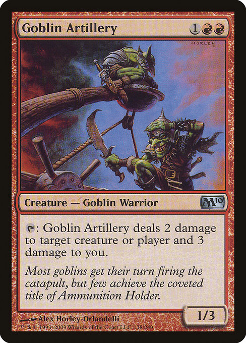 Goblin Artillery - Magic 2010 Uncommon Card