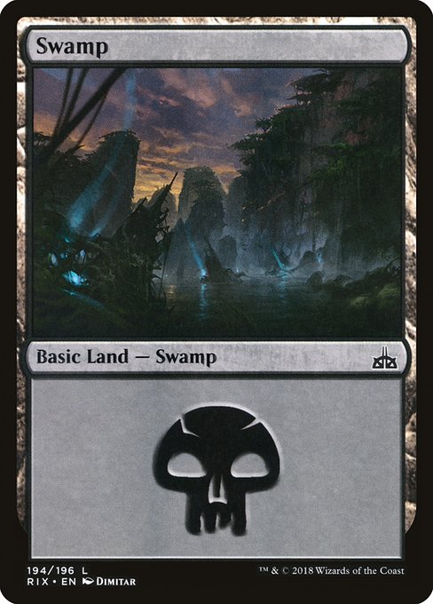 Swamp - Rivals of Ixalan Common Card