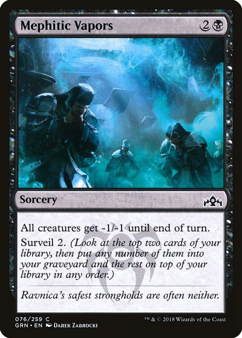 Mephitic Vapors - Guilds of Ravnica Common Card