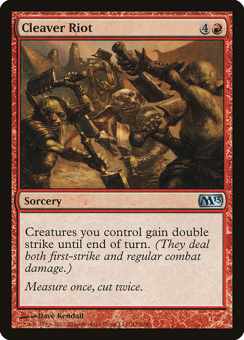Cleaver Riot - Magic 2013 Uncommon Card
