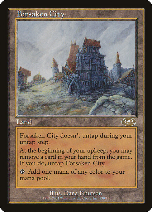 Forsaken City - Planeshift Rare Card