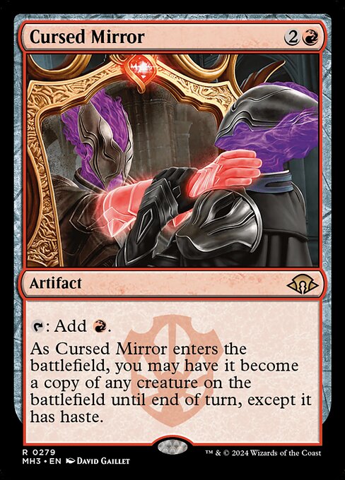 Cursed Mirror - Modern Horizons 3 Rare Card