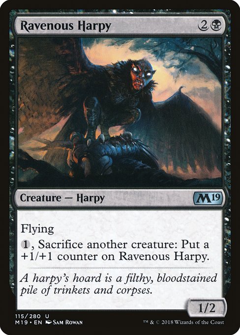 Ravenous Harpy - Core Set 2019 Uncommon Card