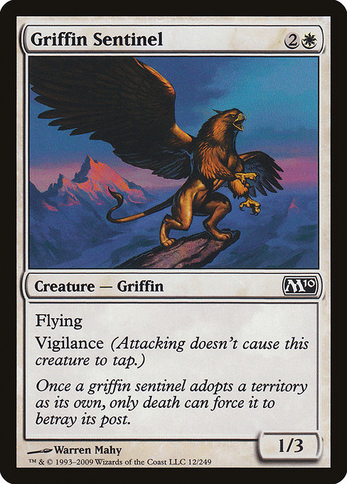 Griffin Sentinel - Magic 2010 Common Card