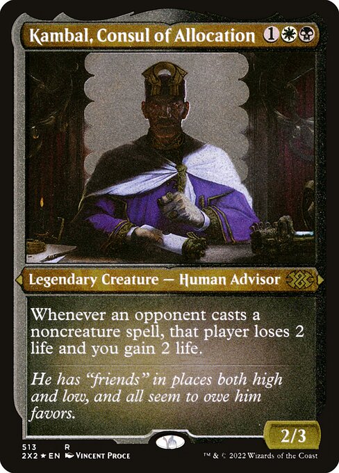 Kambal, Consul of Allocation - Double Masters 2022 Rare Card