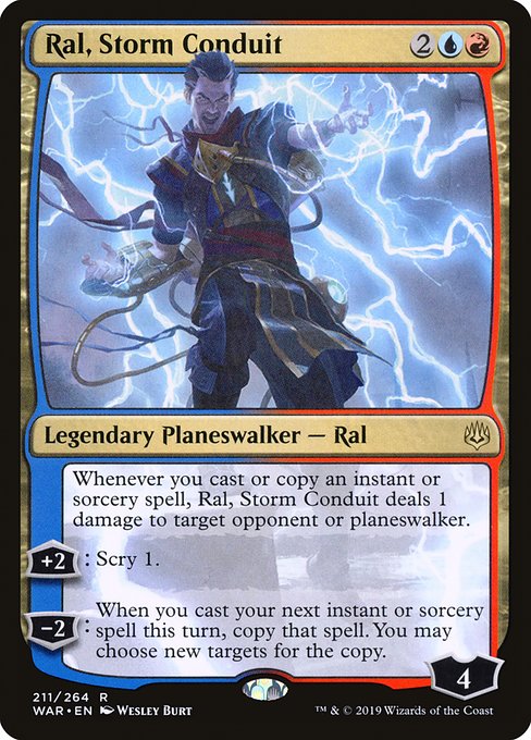Ral, Storm Conduit - War of the Spark Rare Card