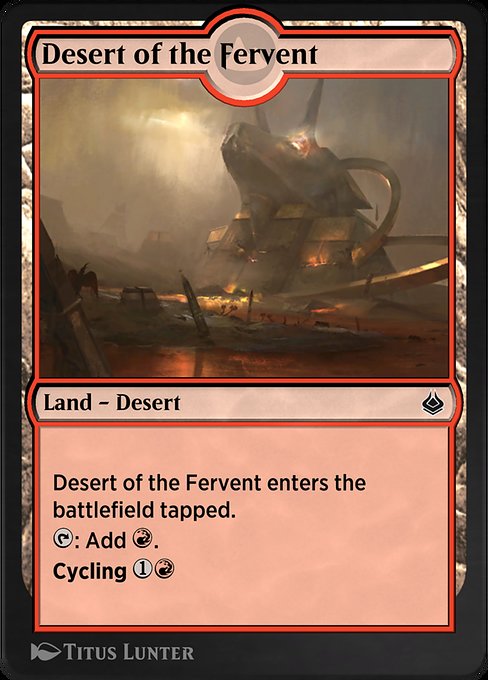Desert of the Fervent - Amonkhet Remastered Common Card