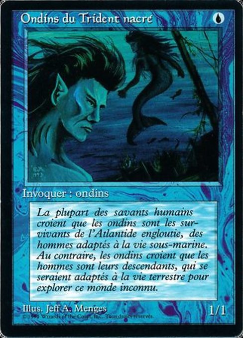 Merfolk of the Pearl Trident - Foreign Black Border Common Card