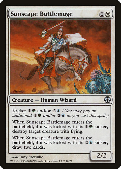 Sunscape Battlemage - Duel Decks: Phyrexia vs. the Coalition Uncommon Card
