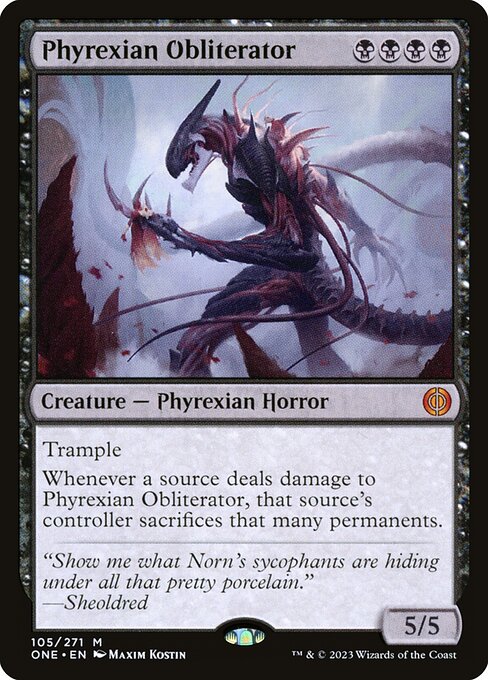 Phyrexian Obliterator - Phyrexia: All Will Be One Mythic Card