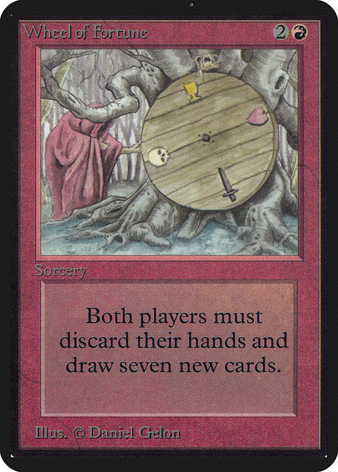 Wheel of Fortune - Limited Edition Alpha Rare Card