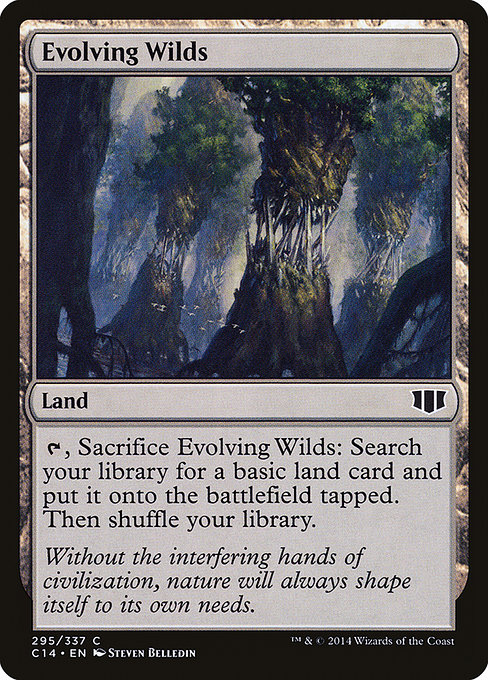 Evolving Wilds - Commander 2014 Common Card