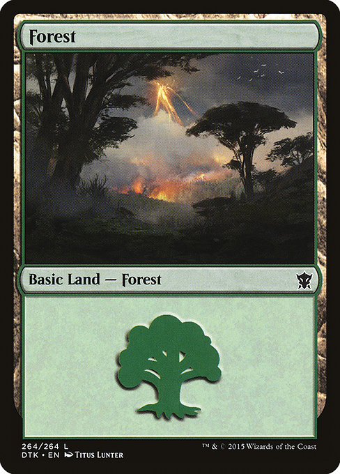 Forest - Dragons of Tarkir Common Card