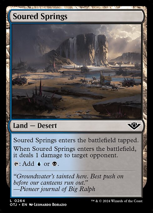 Soured Springs - Outlaws of Thunder Junction Common Card