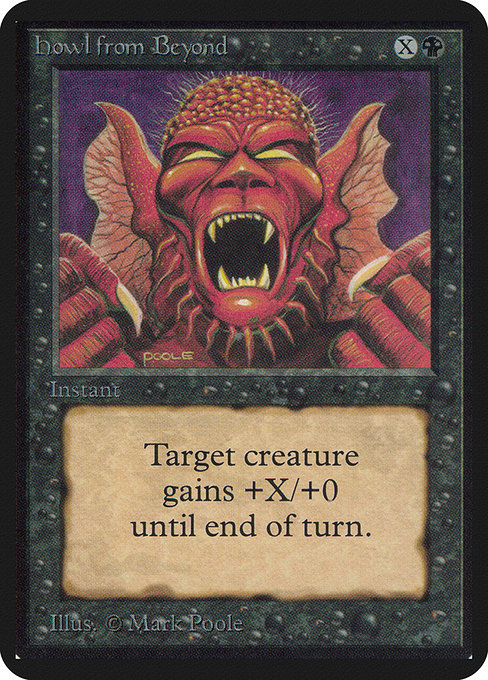Howl from Beyond - Limited Edition Alpha Common Card