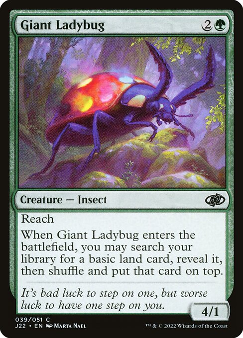 Giant Ladybug - Jumpstart 2022 Common Card