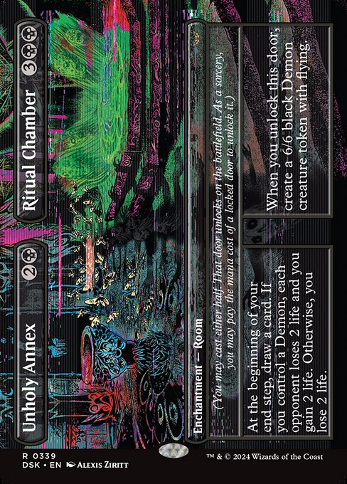 Unholy Annex // Ritual Chamber - Duskmourn: House of Horror Rare Card